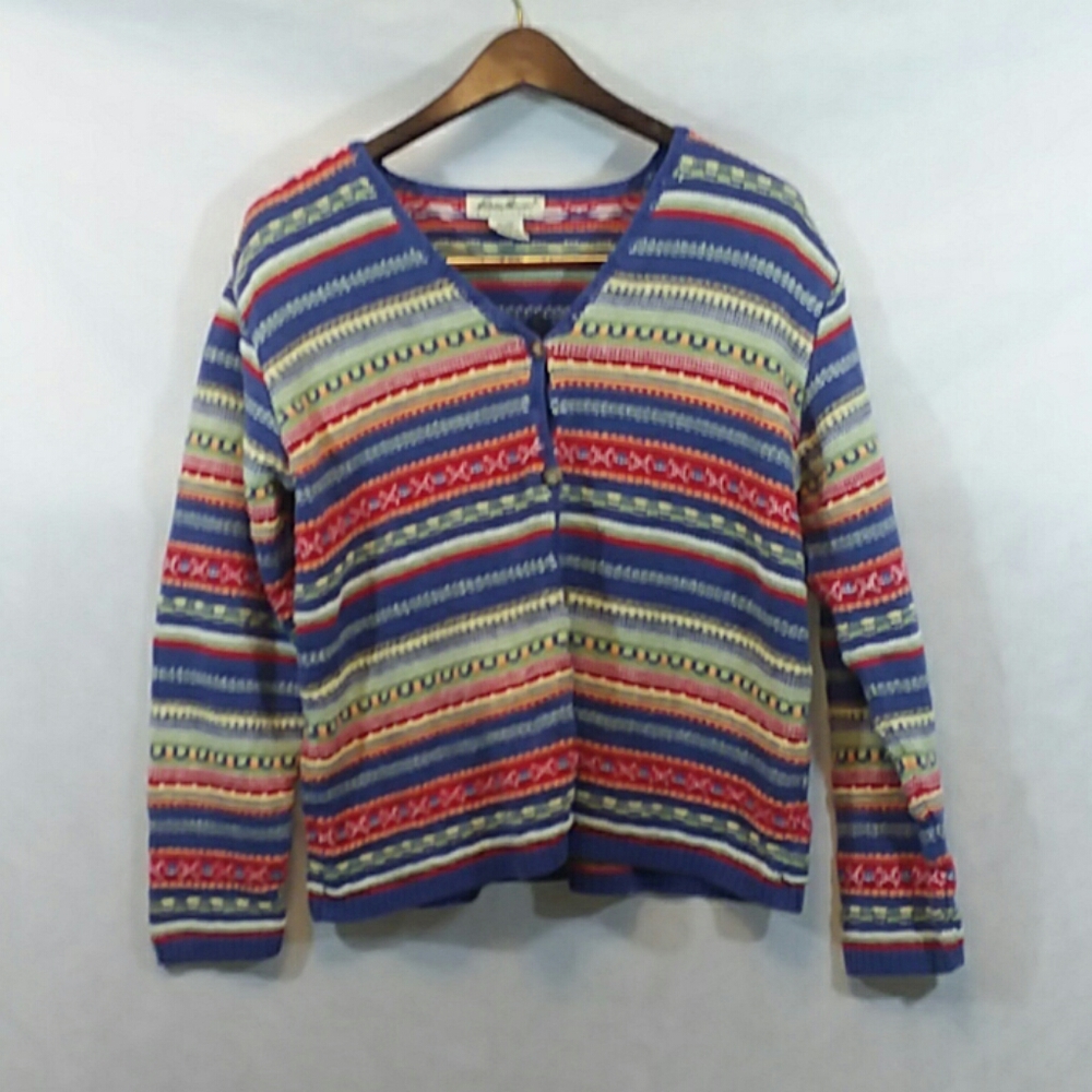 Eddie Bower Rainbow cardigan